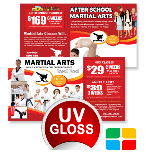 Martial Arts Postcards ma020010 4 x 6 UV Gloss