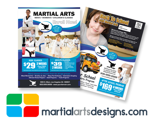 Martial Arts EDDM Template ma020020