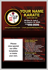 Martial Arts Design Template ma000501 business cards