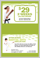 Martial Arts Design Template ma000501 business cards