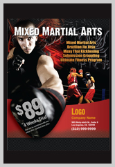 Martial Arts Design Template ma000501 flyers