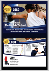 Martial Arts Design Template ma000501 Postcards