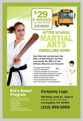 Martial Arts Design Template ma000501 Postcards